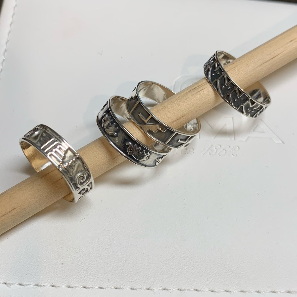 ** MEXICO 925 Silver Rings-sets** - Picture 3 of 6